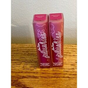 (2) Lime Crime Plushies DRAGON FRUIT Soft Focus Lip Veil Liquid Lipstick New